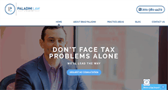 Desktop Screenshot of paladinilaw.com
