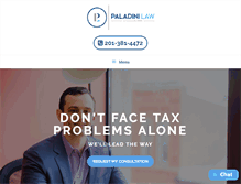 Tablet Screenshot of paladinilaw.com